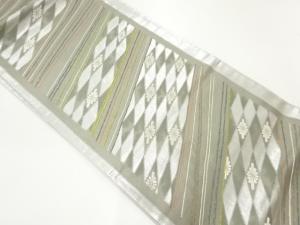 花菱模様織出し袋帯